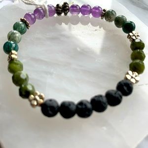 2/30$ 🔮 Serenity and Tranquility Gemstone Bracelet
